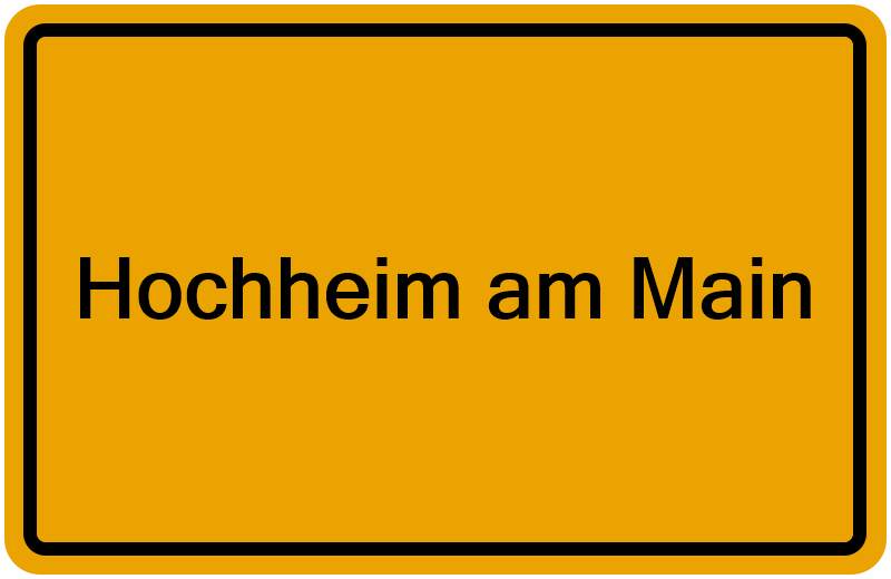 Handelsregisterauszug Hochheim am Main